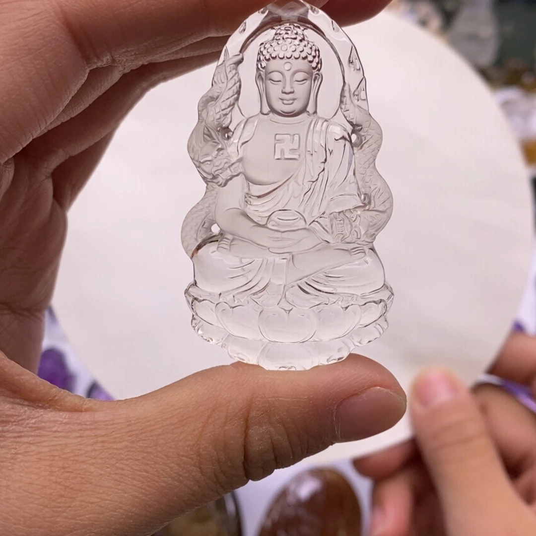 佛***照颈饰水晶未镶嵌定制