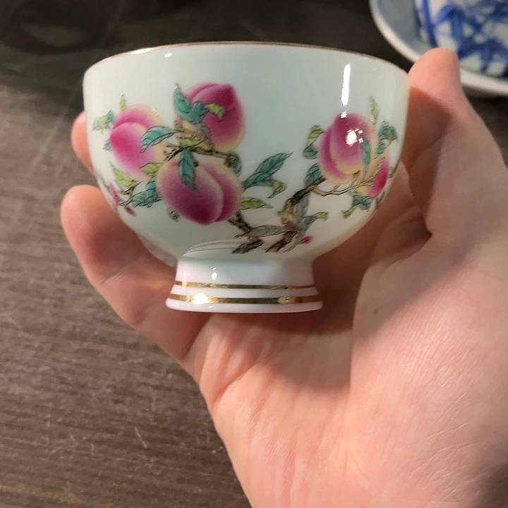 瓷片/////景德镇陶瓷杯子。1个。