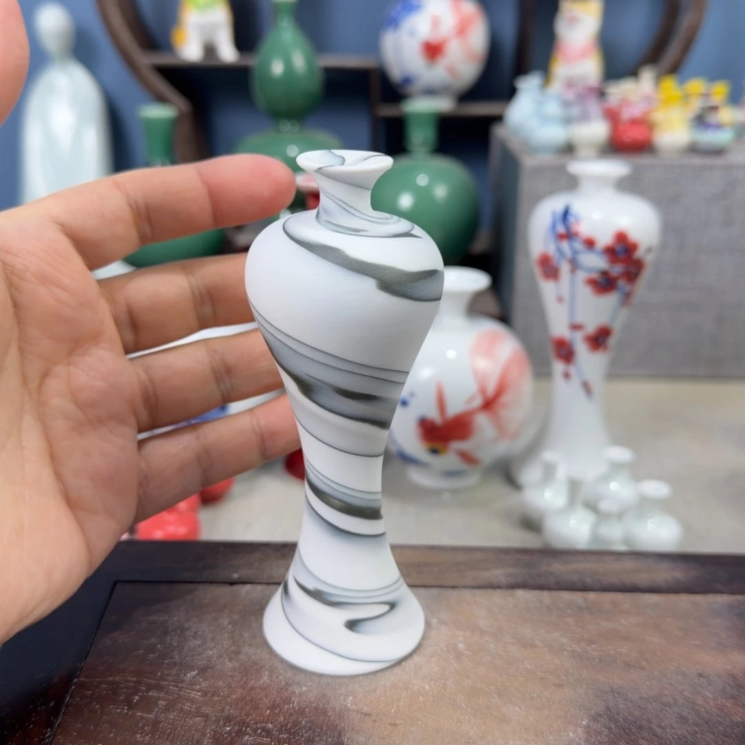 陶瓷手工小花器摆件