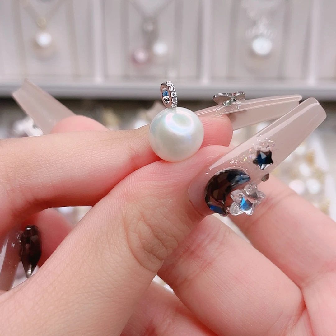 未镶嵌淡水珍珠吊坠(赠链)