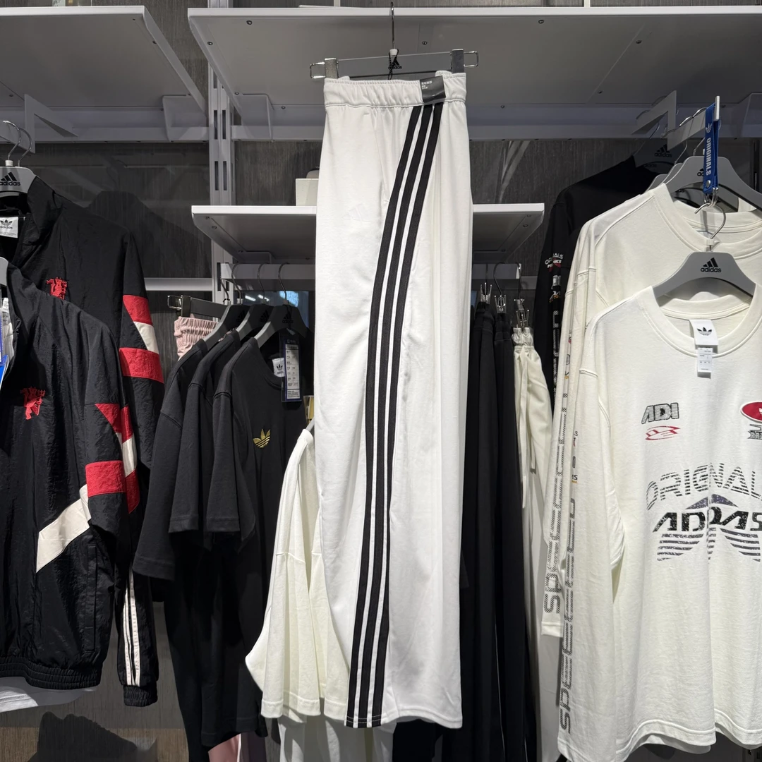 Adidas阿迪达斯女子25秋季新款运动休闲宽松高腰香蕉花苞裤KF4935