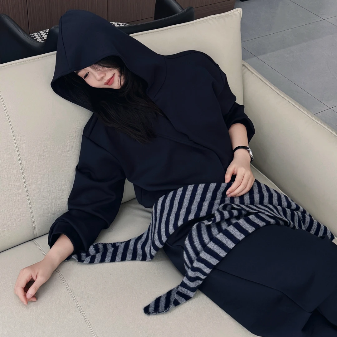 今婷2025秋季新款时尚休闲百搭宽松气质小众针织套装-J25302307