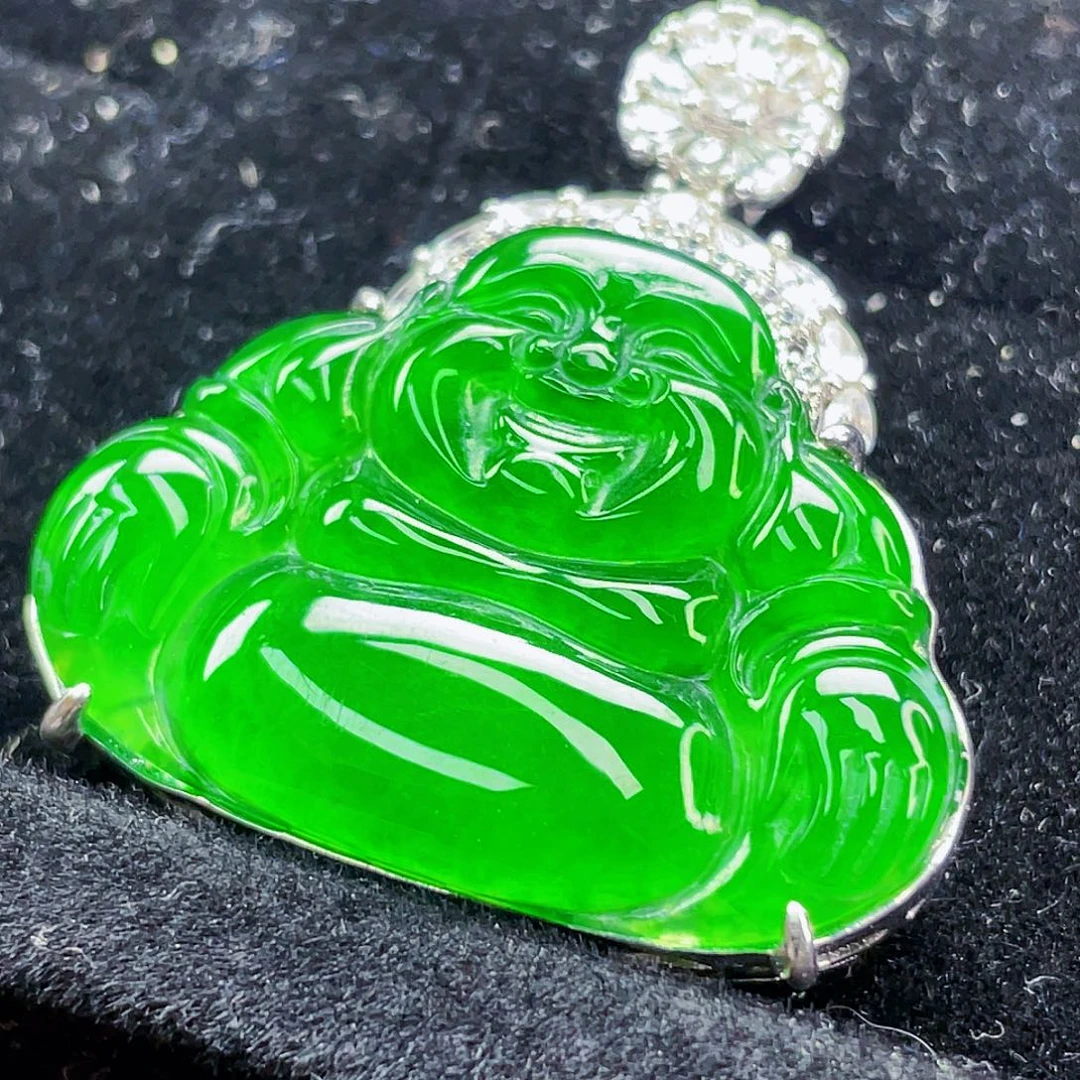 翡翠未镶嵌颈饰19