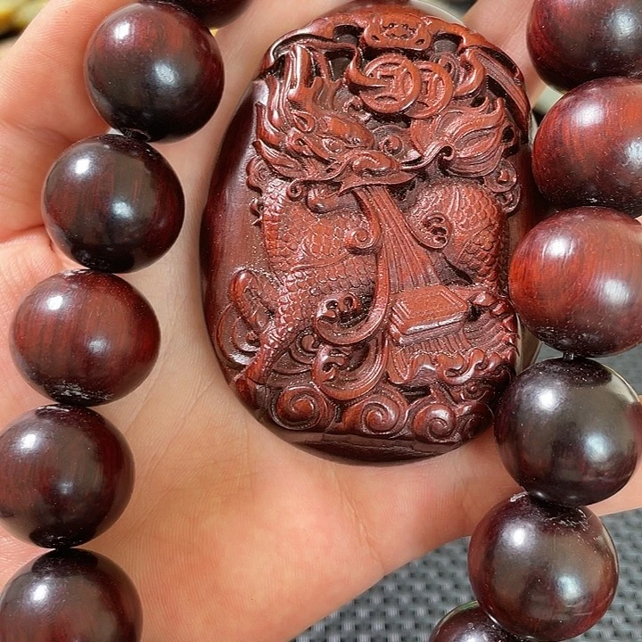 痴***呆紫金钵盂菩提吊坠