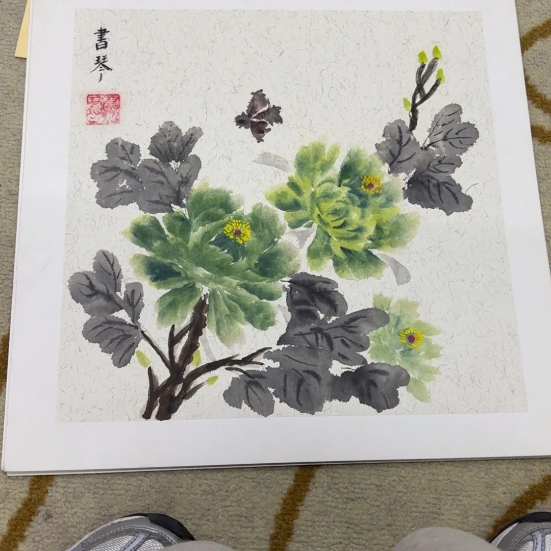 国画38-38卡纸作品艺
