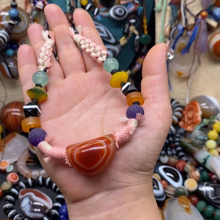 玛瑙/玉髓手链未镶嵌