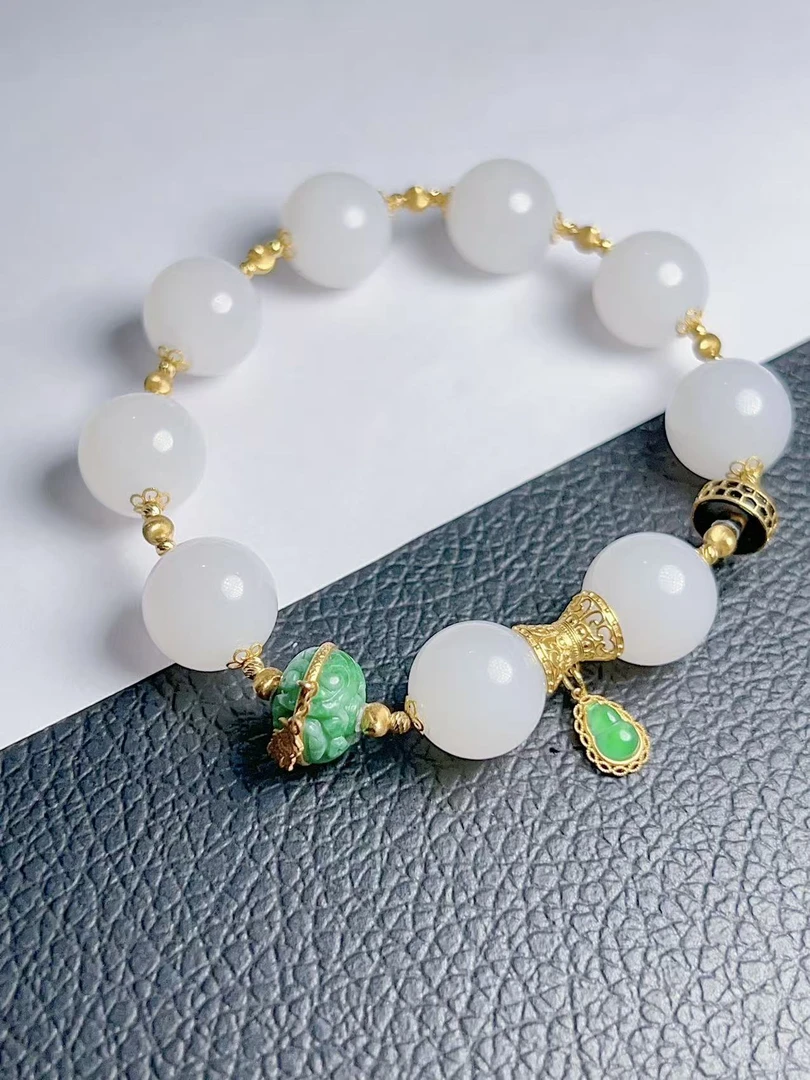 和田玉手串MBZ1210-4