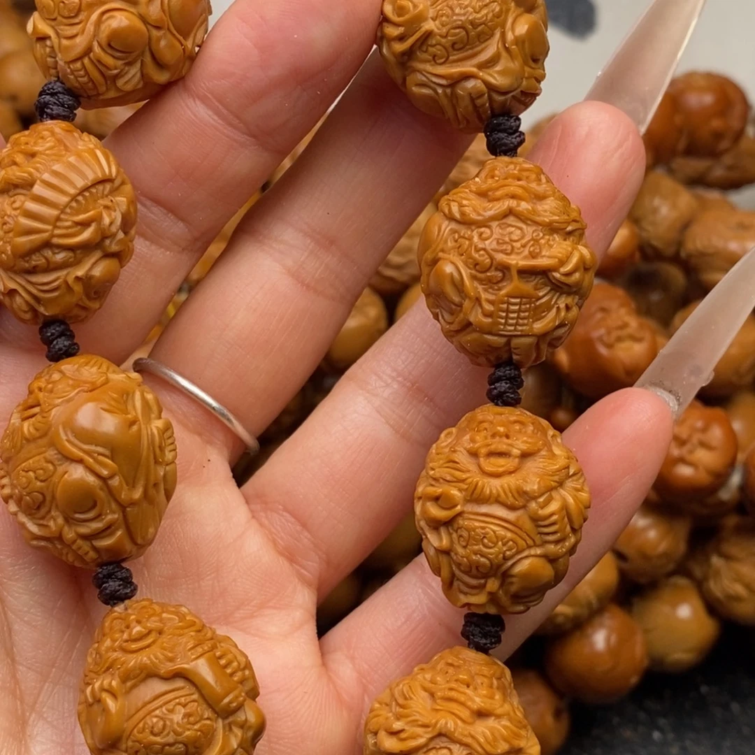 橄榄核手串整身钟馗