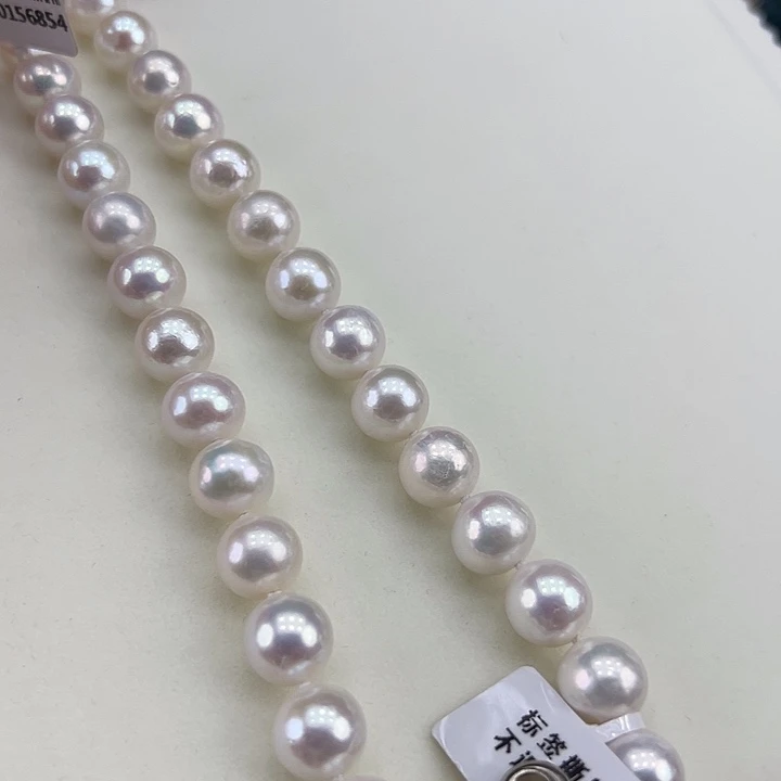 淡水珍珠银S925镶嵌颈饰➕10-11高品极光炫彩