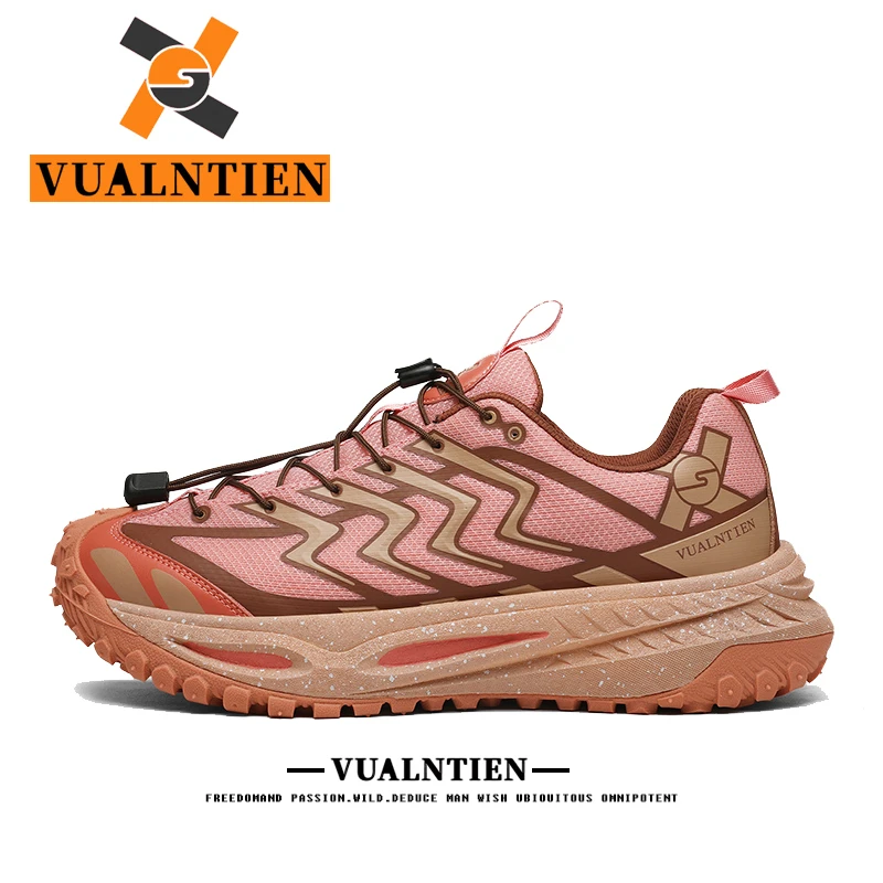 轻质防滑VUALNTIEN低帮耐磨透气男鞋夏季透气男跑步鞋男防滑轻便