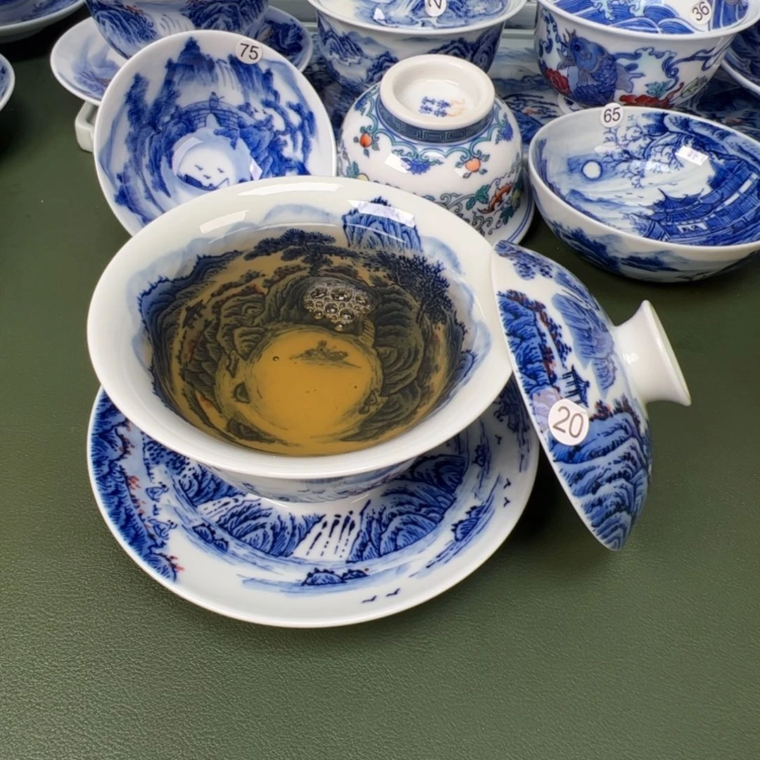木木景德镇纯手工纯手绘茶具20