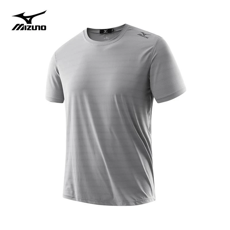 Mizuno/美津浓户外男士夏季百搭休闲凉感速干圆领短T恤A2CA2A72