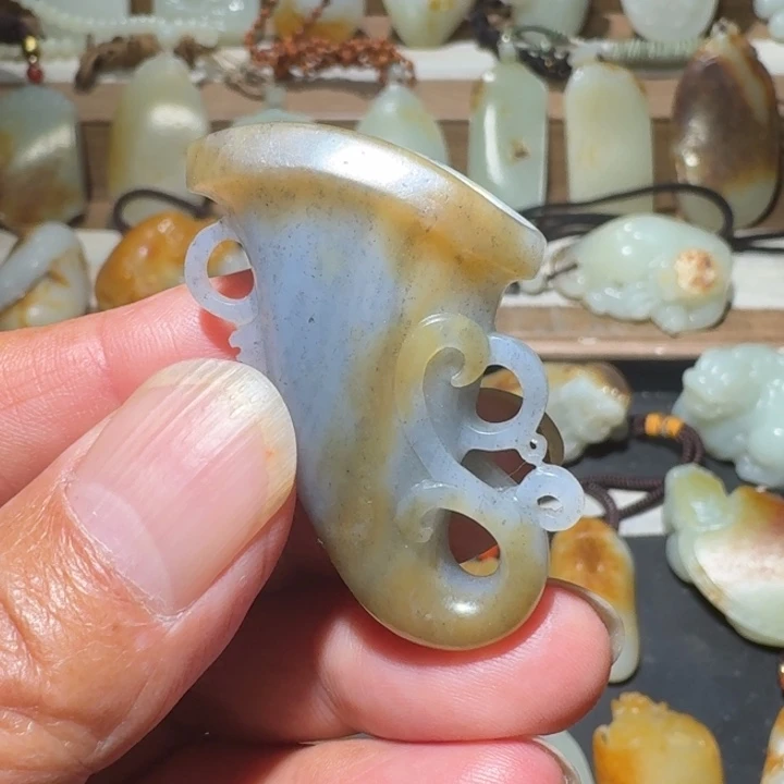 吊坠(不含链)未镶嵌和田玉