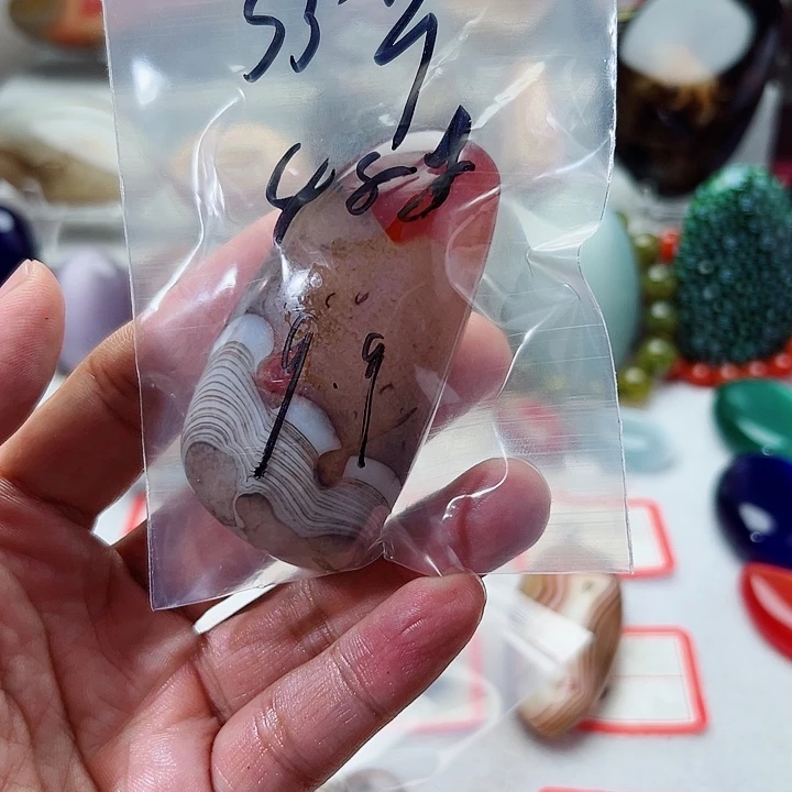 绿***草未镶嵌手把玛瑙/玉髓