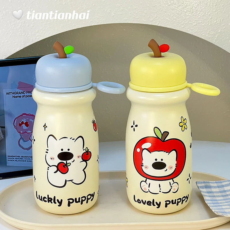 直饮便携水杯可爱学生ins保温杯耐用2025卡通316不锈钢女生简约