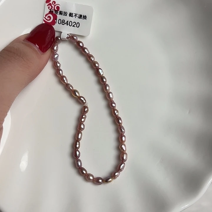 银S925镶嵌淡水珍珠天然淡水珍珠