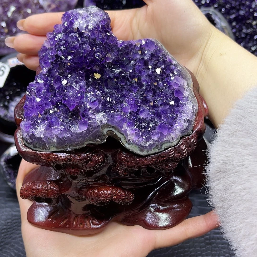 固***材未镶嵌大型摆件（非配饰）紫晶