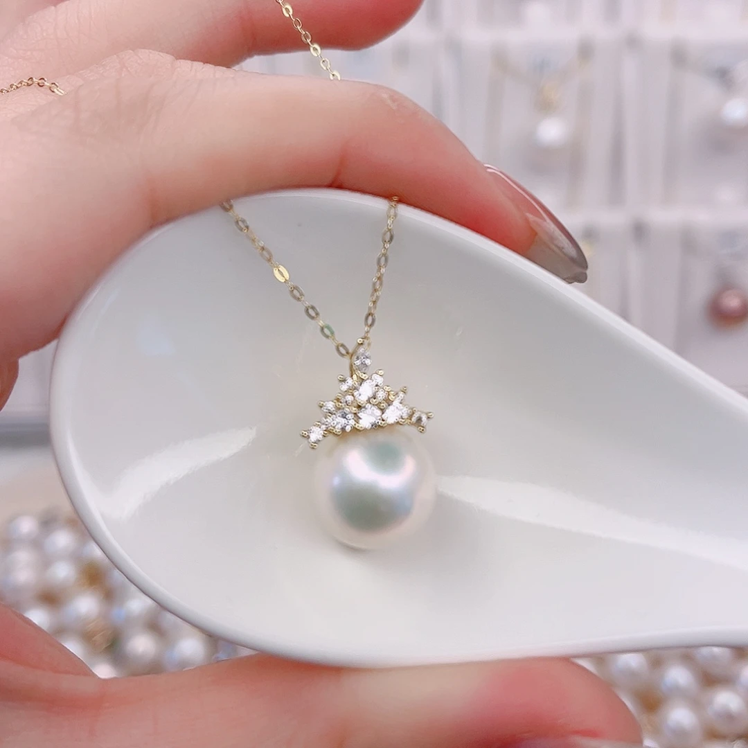 未镶嵌淡水珍珠吊坠(赠链)