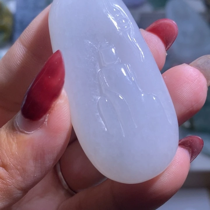 【闪购商品】翡翠挂件未镶嵌观音