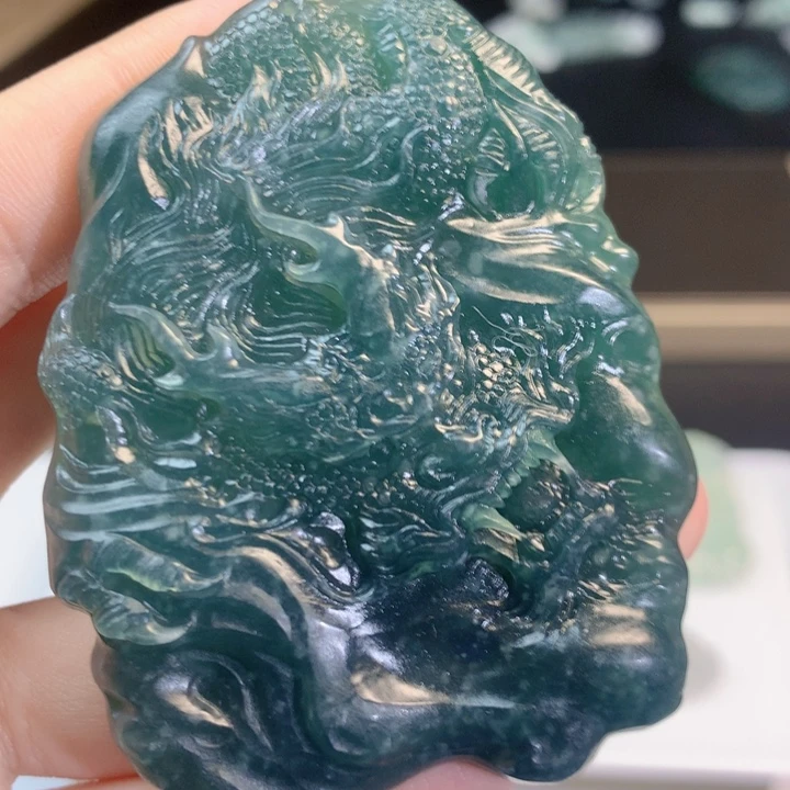 翡翠未镶嵌颈饰纯天然a货翡翠