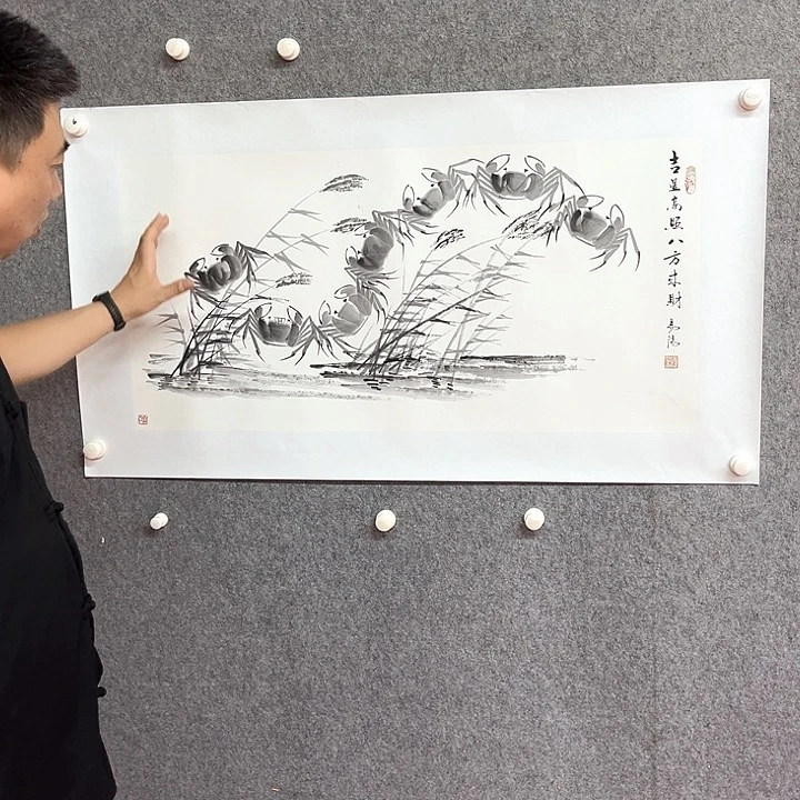 国画吉星高照作品