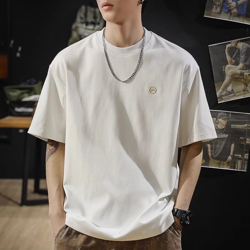 Cebrodz夏季新款重磅短袖T恤男男士衣服男款内搭打底上衣衫男生t