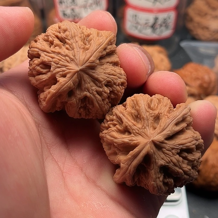 文玩核桃把件粗筋42
