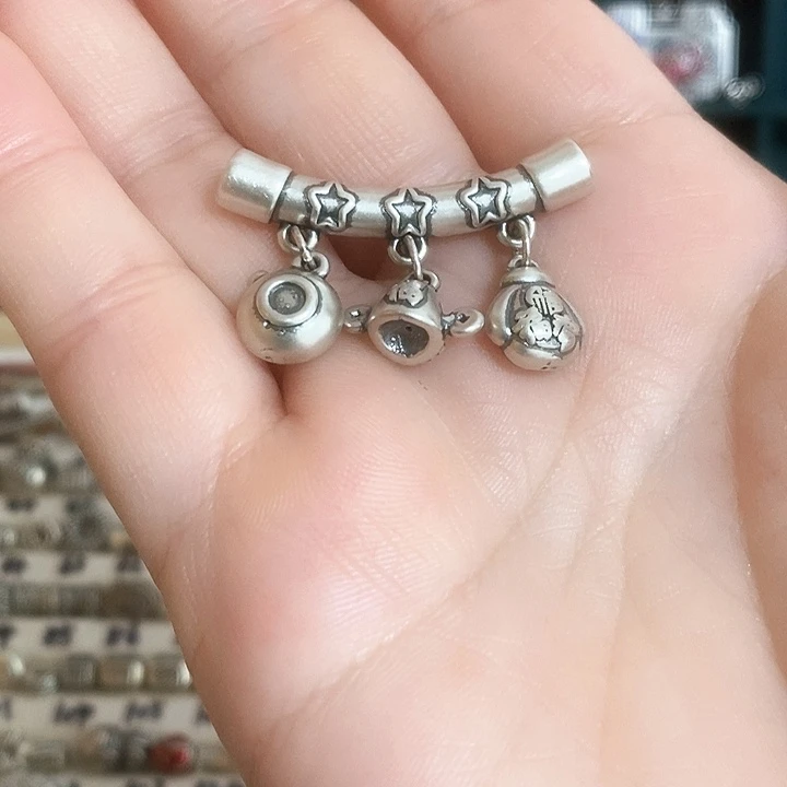 吊坠足银足银999弯管