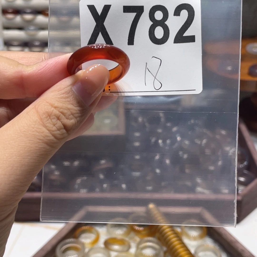 玛瑙/玉髓未镶嵌戒指782