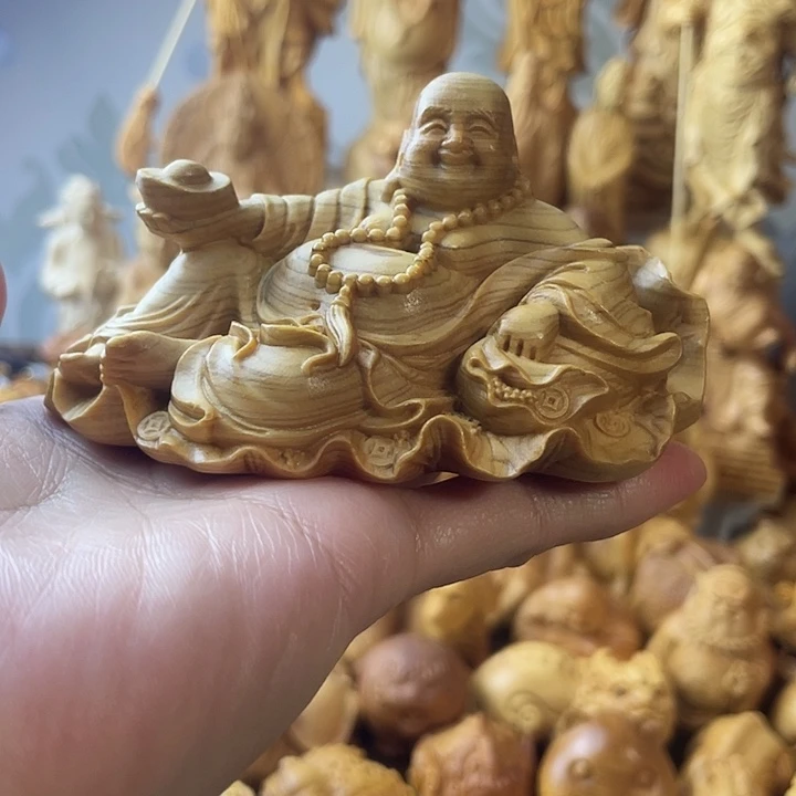 柏木（崖柏）崖柏荷叶弥勒长10公分