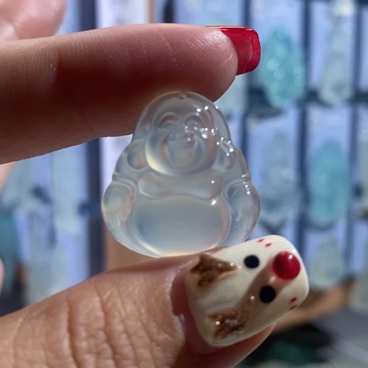 岫玉未镶嵌颈饰吊坠