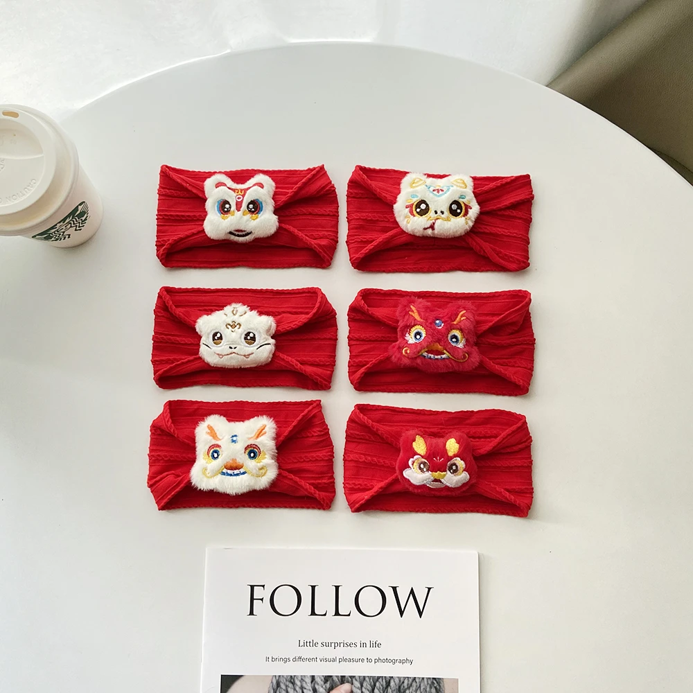 红色婴儿帽子春夏季男女童小月龄婴幼儿宝宝护囟门帽满月百天喜庆