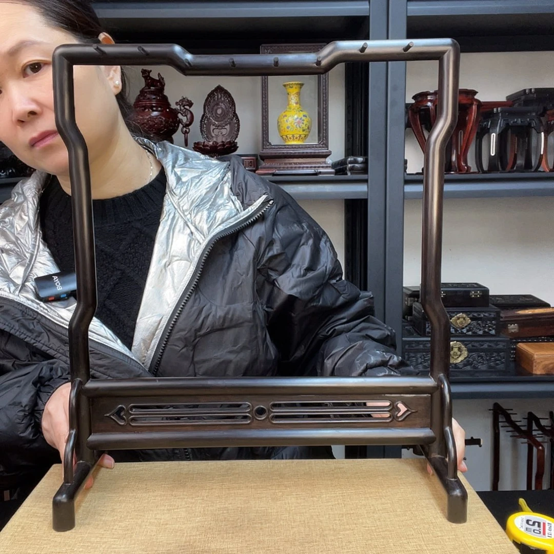 木红木笔架工艺品