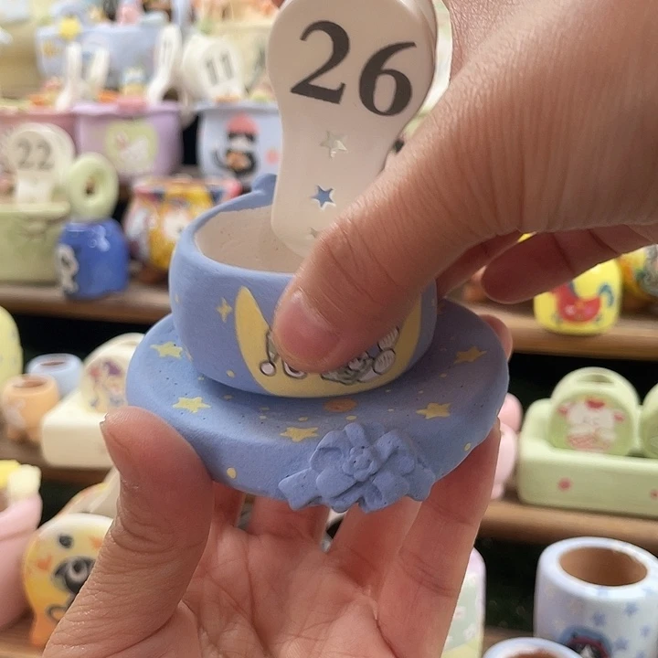 26…..手工手绘花盆