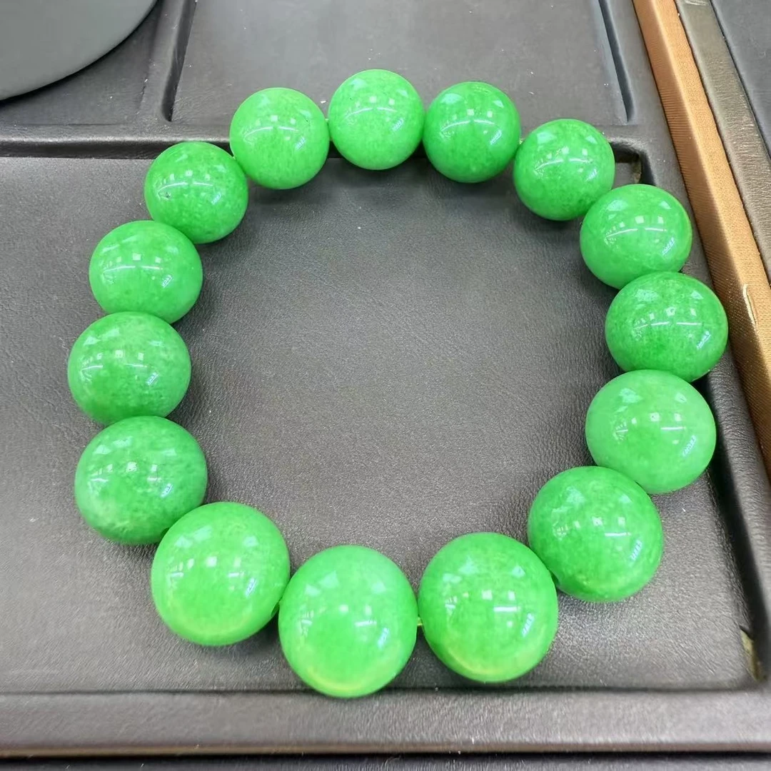 高货翡翠老坑料手串件0029