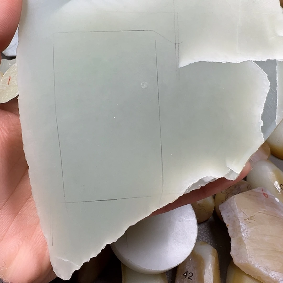 浪***玛定制和田玉未镶嵌和田玉貔貅把件买断价不退不换