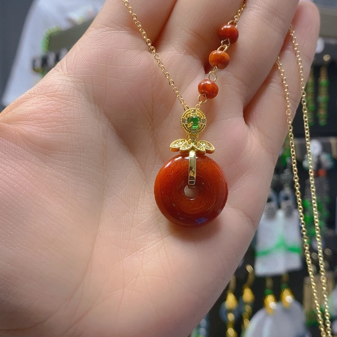 颈饰未镶嵌翡翠翡翠