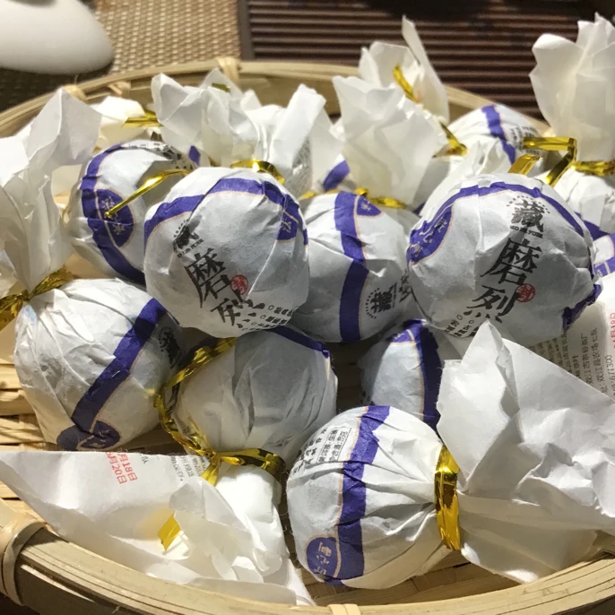 云南普洱2025头春磨烈古树茶龙珠一次一粒自己喝的好茶500克