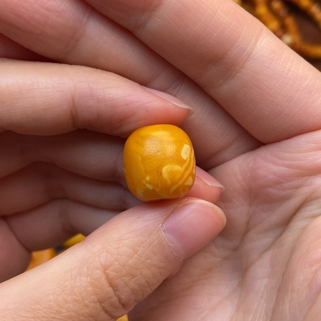 琥珀珠宝奇石未镶嵌14.5mm