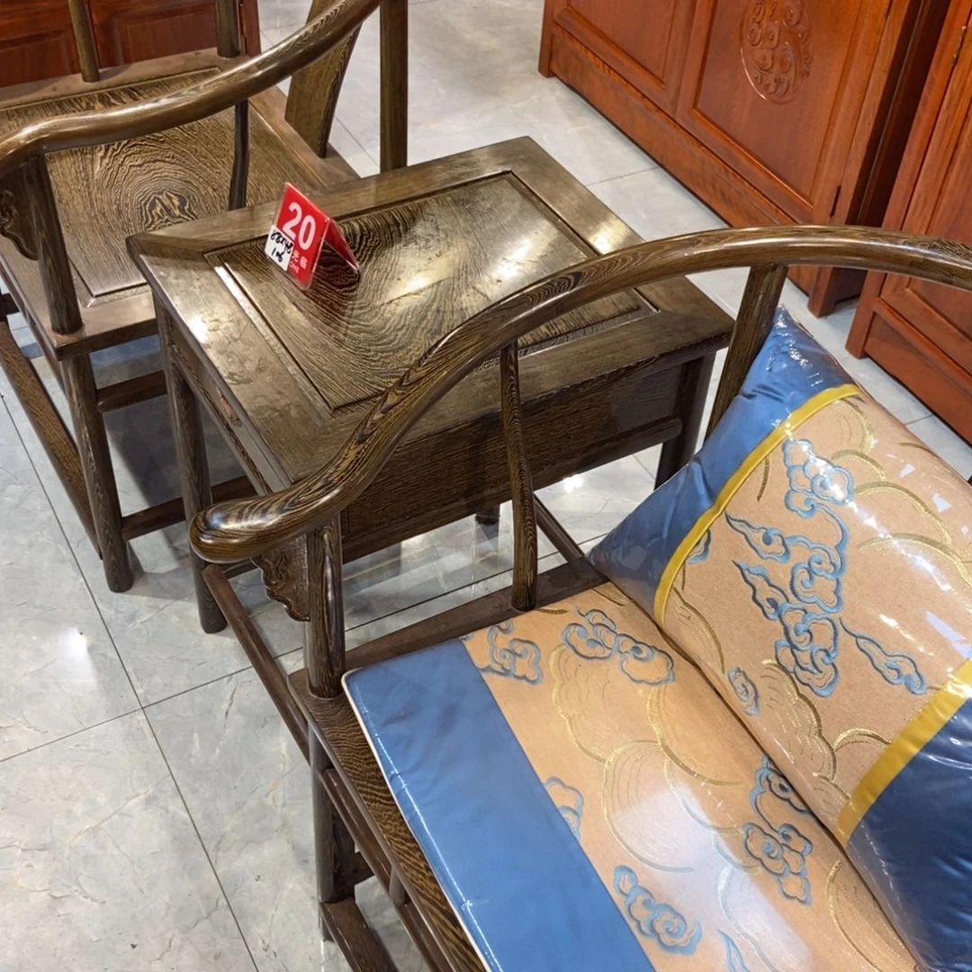 鸡翅木类柜类家具圈椅