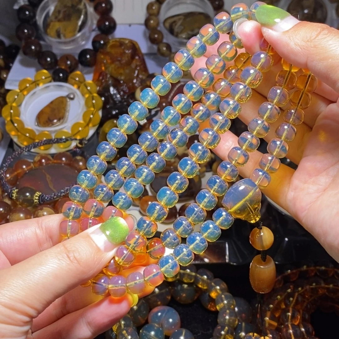 琥珀未镶嵌珠宝奇石