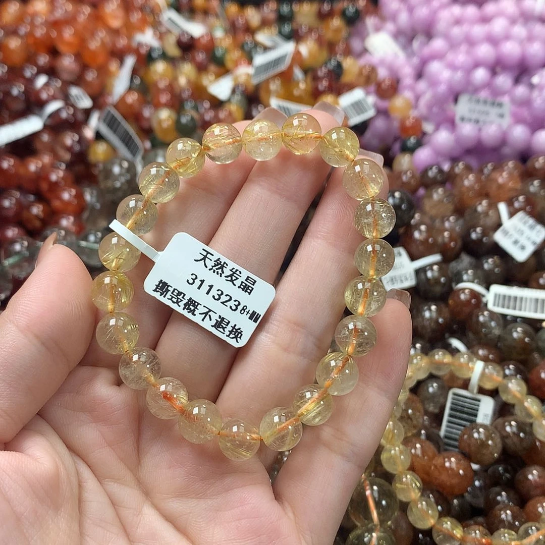 水晶手链未镶嵌，