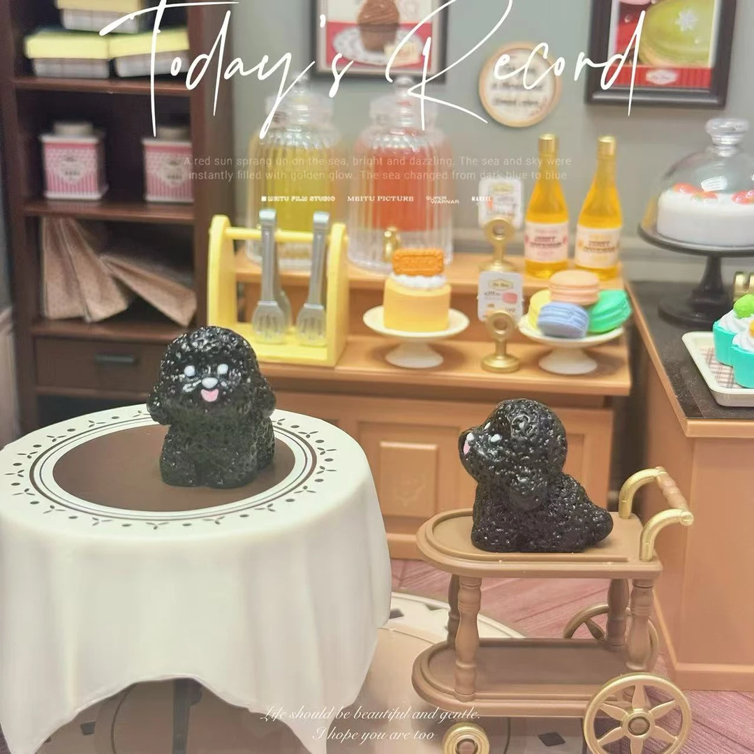 【小黑狗】仿真食玩diy树脂配件迷你玩具配件