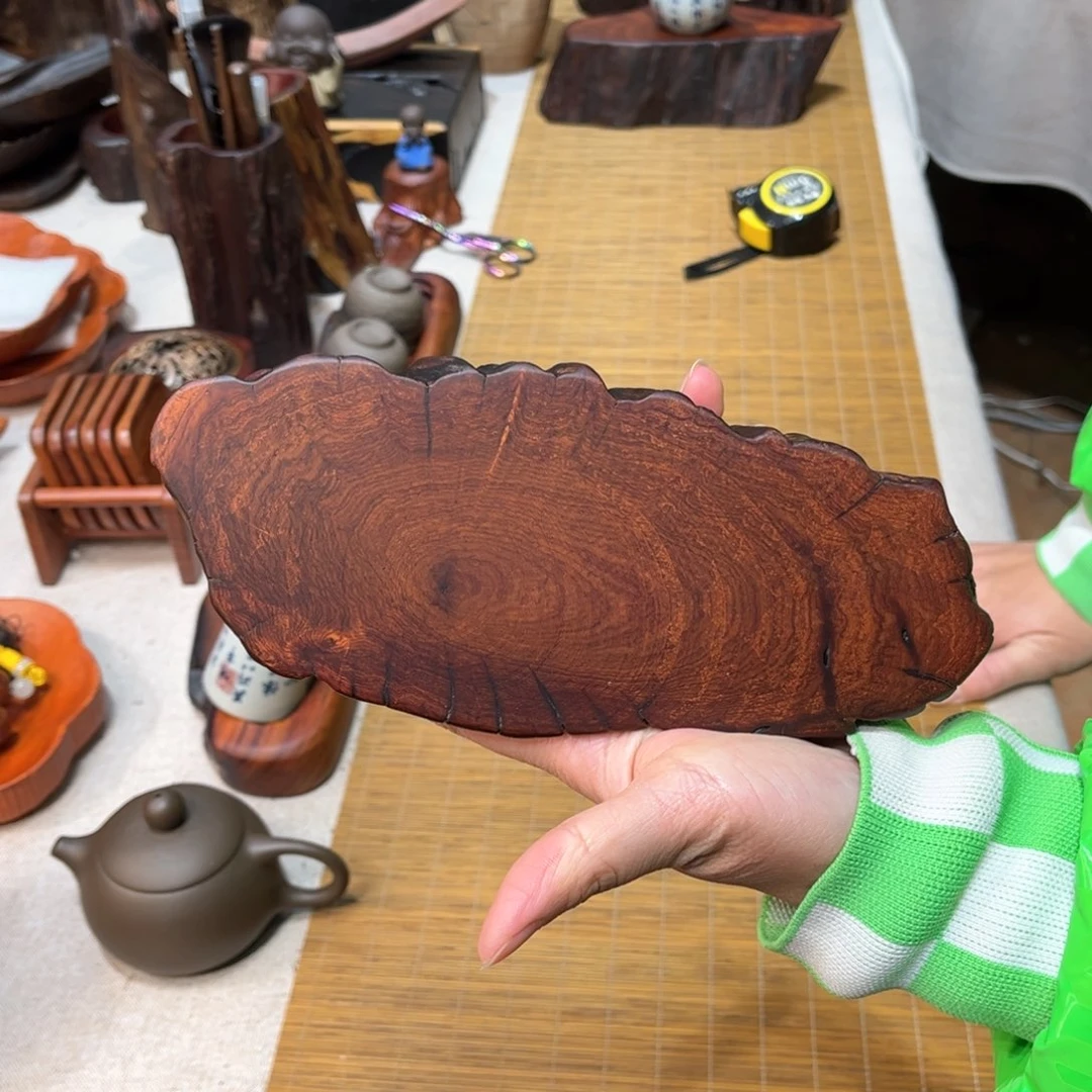 老挝酸枝木随形壶茶