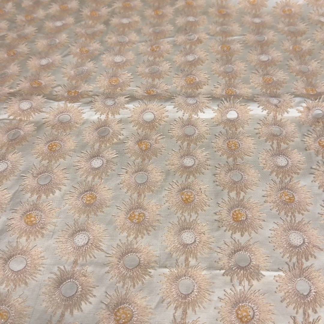 棉麻缎底板刺绣一米价格