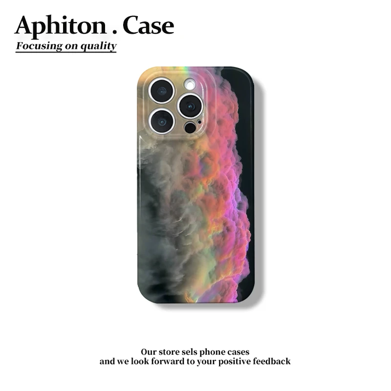 奥菲顿七彩祥云适用苹果16promax菲林手机壳华为P70vivoppo小米15