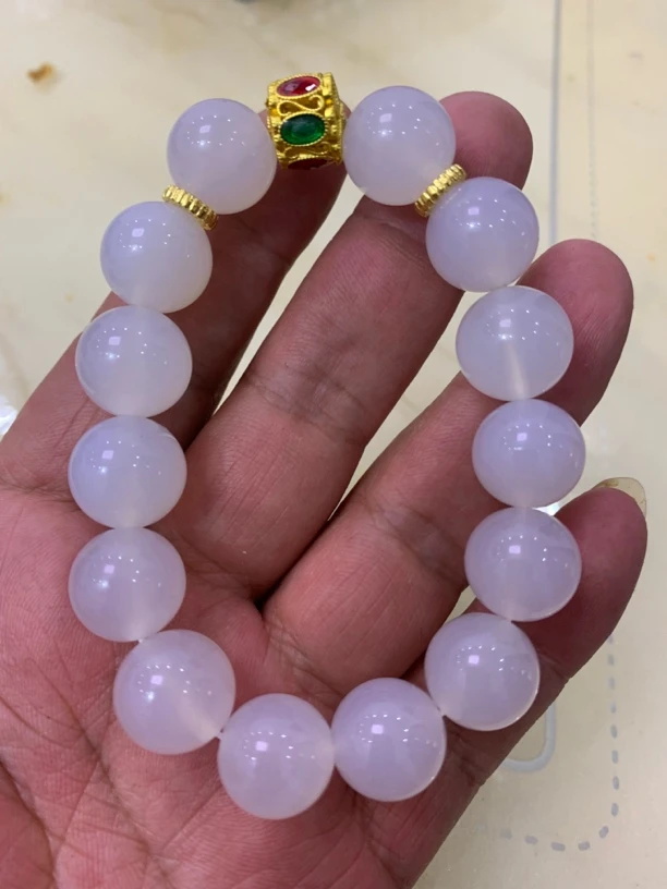 新忠珠宝精品玛瑙玉髓手串卡14米多样性发货拍一发一