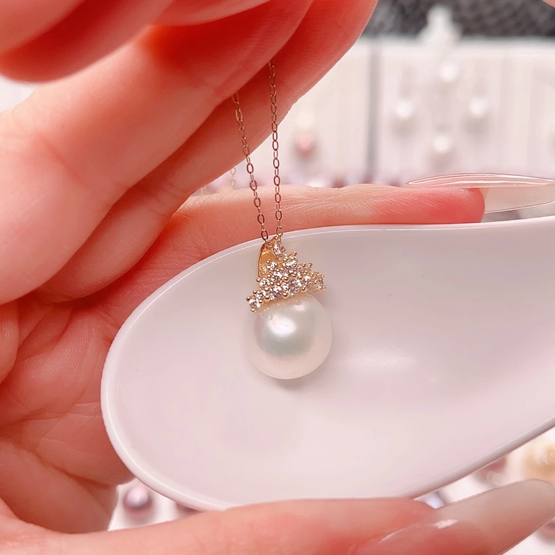 淡水珍珠吊坠(赠链)合金