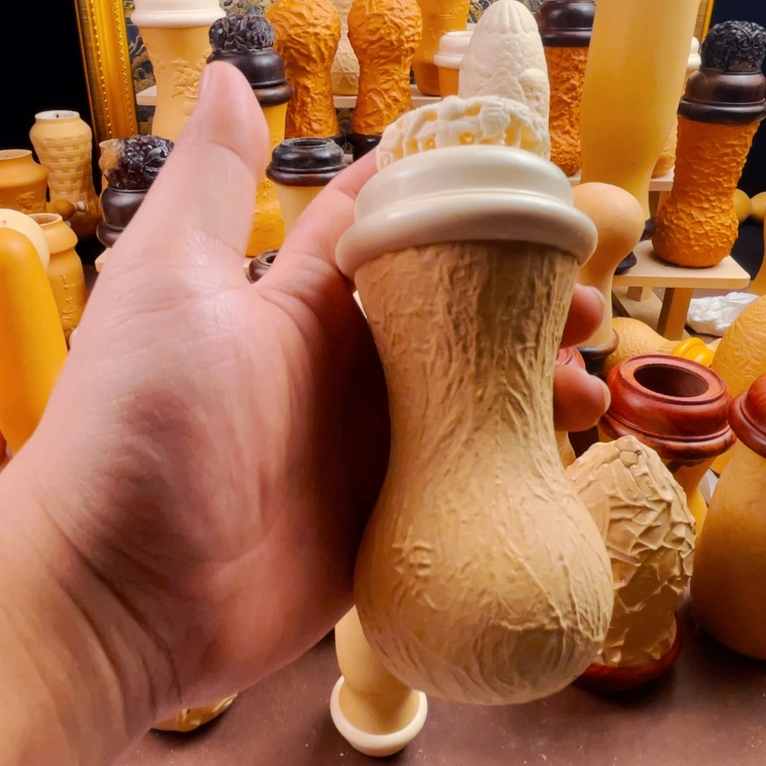 黑白虫葫芦，密胺口盖蒙心