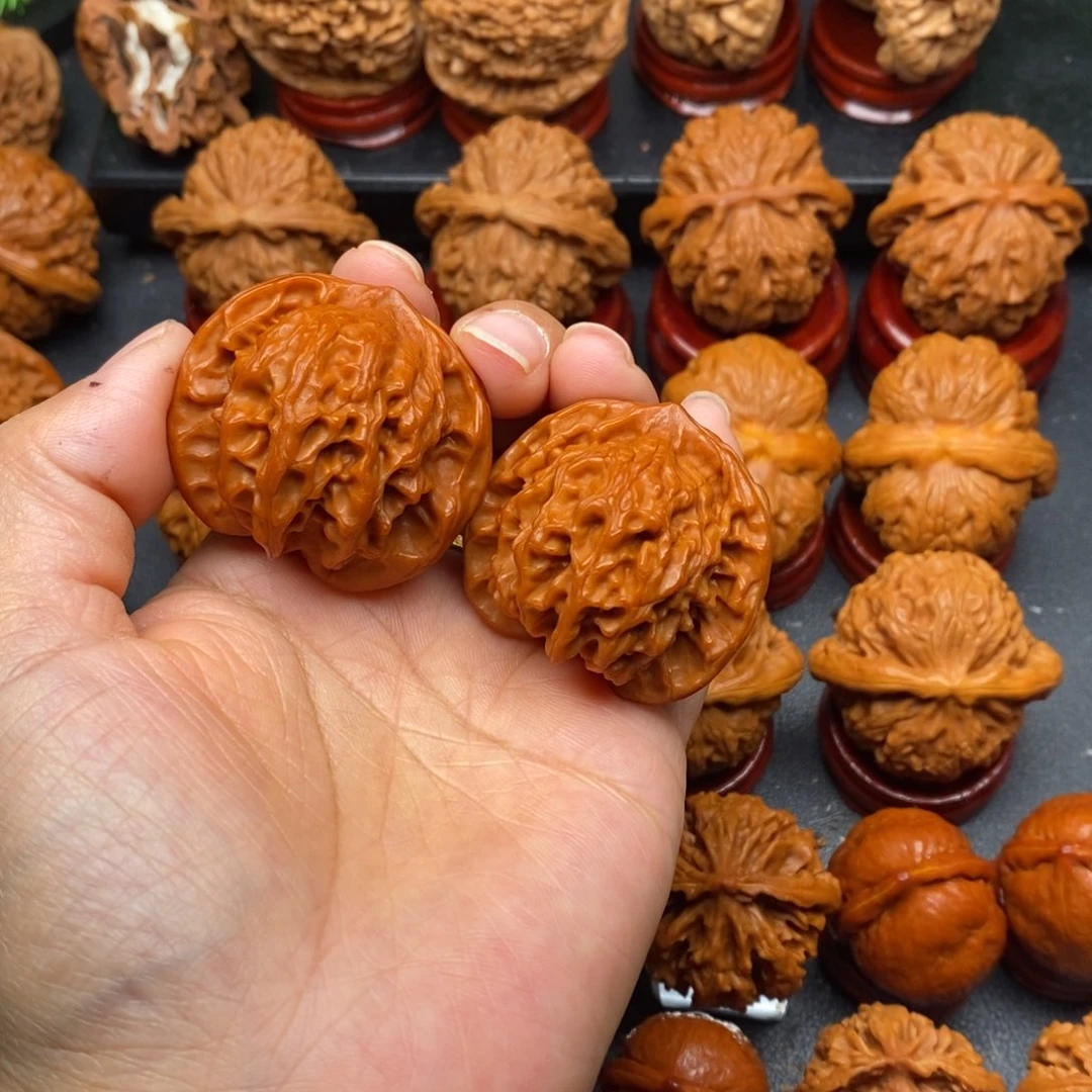 文玩核桃把件40公子帽